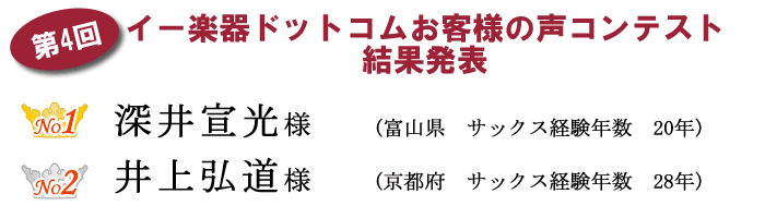 第4回結果発表
