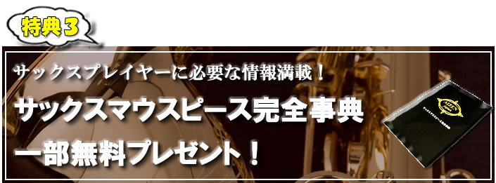 サックスマウスピース完全辞典